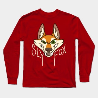 Sly Fox - Light Text Long Sleeve T-Shirt